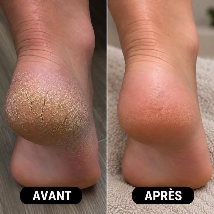 Talons de Nathalie B. avant et après le stick